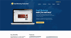 Desktop Screenshot of emailmarketingprofessional.com